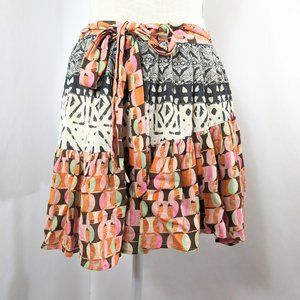 100% Viscose, Free people, Multicolor mini skirt, Size S